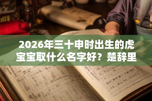 2026年三十申时出生的虎宝宝取什么名字好？楚辞里的名字