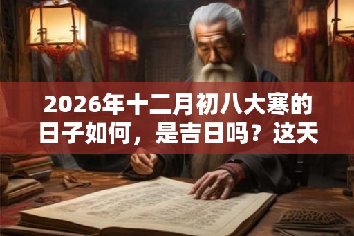 2026年十二月初八大寒的日子如何，是吉日吗？这天可以出殡吗？