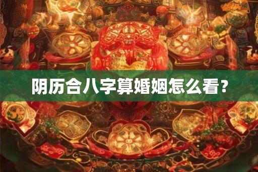 阴历合八字算婚姻怎么看? 阴历合八字算婚姻怎么看?