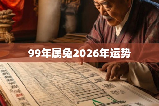 99年属兔2026年运势