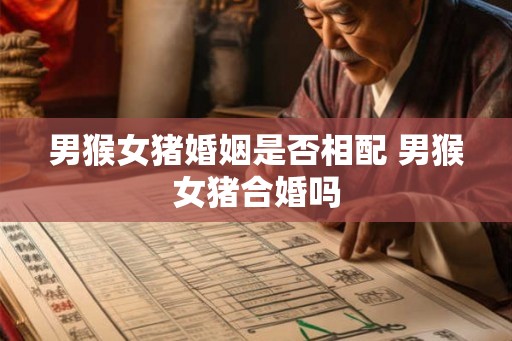 男猴女猪婚姻是否相配 男猴女猪合婚吗
