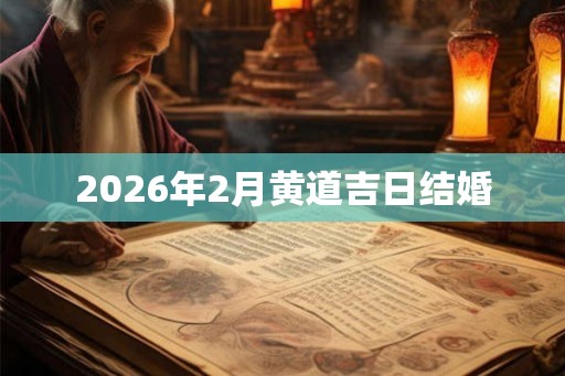 2026年2月黄道吉日结婚