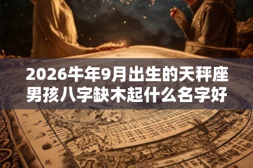 2026牛年9月出生的天秤座男孩八字缺木起什么名字好 2026牛年9月出生的天秤座男孩八字缺木起什么名字好