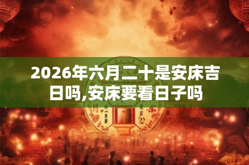 2026年六月二十是安床吉日吗,安床要看日子吗