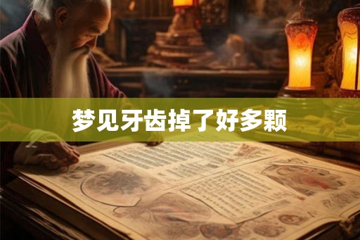 梦见牙齿掉了好多颗
