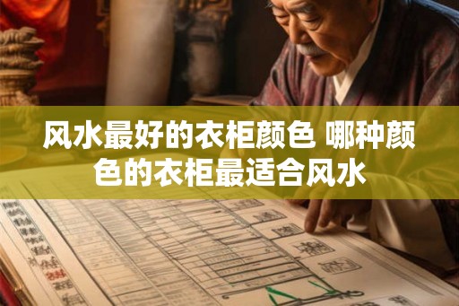 风水最好的衣柜颜色 哪种颜色的衣柜最适合风水