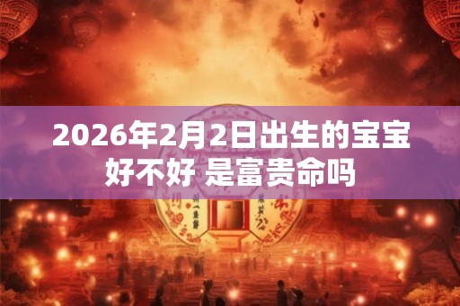 2026年2月2日出生的宝宝好不好 是富贵命吗