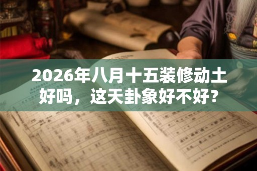 2026年八月十五装修动土好吗，这天卦象好不好？