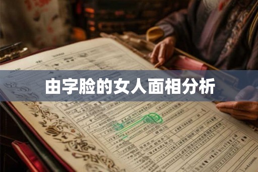 由字脸的女人面相分析