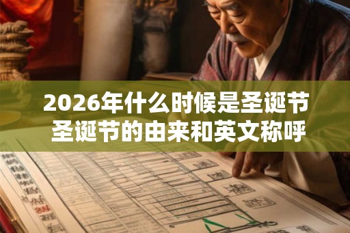 2026年什么时候是圣诞节 圣诞节的由来和英文称呼