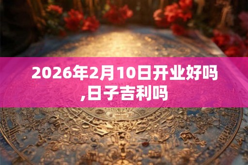 2026年2月10日开业好吗,日子吉利吗