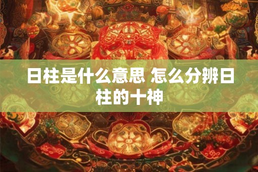 日柱是什么意思 怎么分辨日柱的十神