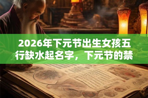 2026年下元节出生女孩五行缺水起名字，下元节的禁忌有哪些？