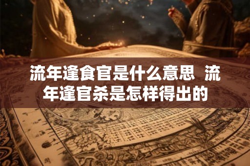 流年逢食官是什么意思  流年逢官杀是怎样得出的