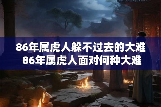 86年属虎人躲不过去的大难 86年属虎人面对何种大难