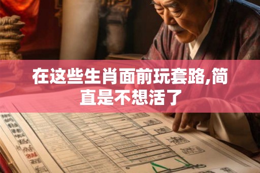 在这些生肖面前玩套路,简直是不想活了