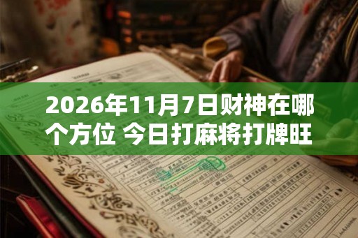 2026年11月7日财神在哪个方位 今日打麻将打牌旺运方位