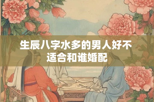 生辰八字水多的男人好不 适合和谁婚配