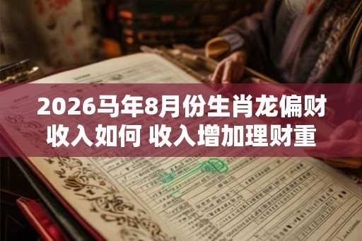 2026马年8月份生肖龙偏财收入如何 收入增加理财重要 2026马年8月份生肖龙偏财收入如何 收入增加理财重要
