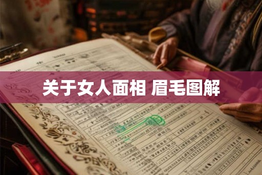 关于女人面相 眉毛图解
