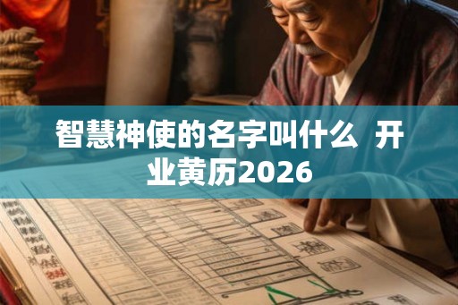 智慧神使的名字叫什么  开业黄历2026