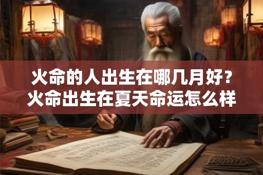 火命的人出生在哪几月好？火命出生在夏天命运怎么样？