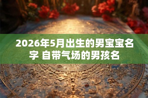 2026年5月出生的男宝宝名字 自带气场的男孩名 2026年5月出生的男宝宝名字 自带气场的男孩名