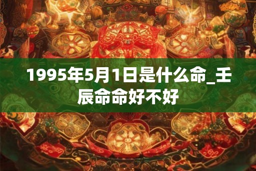 1995年5月1日是什么命_壬辰命命好不好