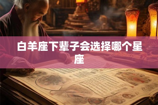 白羊座下辈子会选择哪个星座