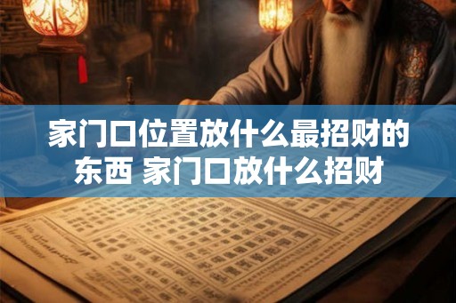 家门口位置放什么最招财的东西 家门口放什么招财 家门口位置放什么最招财的东西 家门口放什么招财