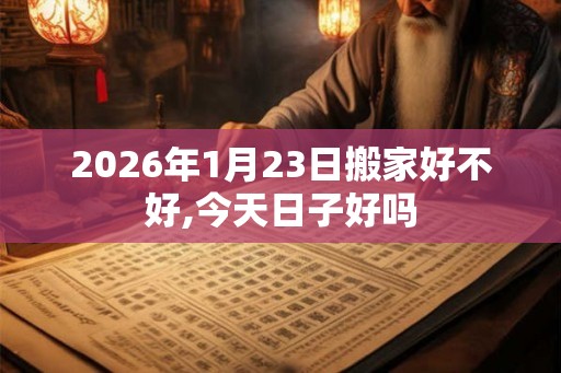 2026年1月23日搬家好不好,今天日子好吗