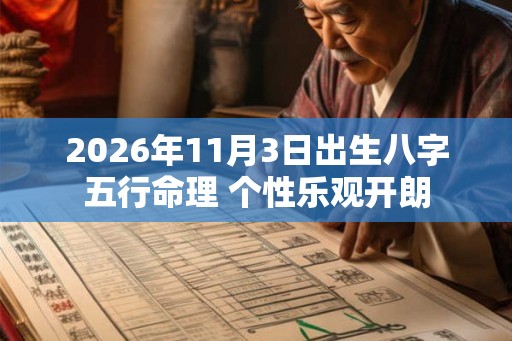 2026年11月3日出生八字五行命理 个性乐观开朗