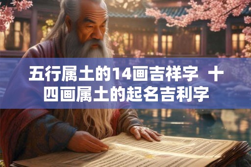 五行属土的14画吉祥字 十四画属土的起名吉利字 五行属土的14画吉祥字 十四画属土的起名吉利字