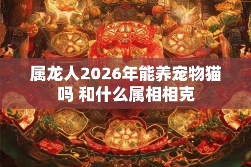 属龙人2026年能养宠物猫吗 和什么属相相克