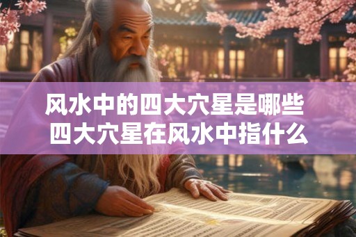 风水中的四大穴星是哪些 四大穴星在风水中指什么