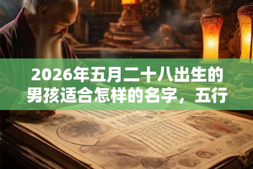 2026年五月二十八出生的男孩适合怎样的名字,五行属什么 2026年五月二十八出生的男孩适合怎样的名字,五行属什么