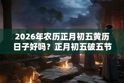 2026年农历正月初五黄历日子好吗？正月初五破五节吗？