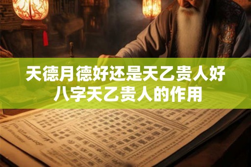 天德月德好还是天乙贵人好 八字天乙贵人的作用 天德月德好还是天乙贵人好 八字天乙贵人的作用