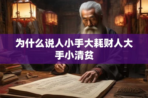 为什么说人小手大耗财人大手小清贫 为什么说人小手大耗财人大手小清贫