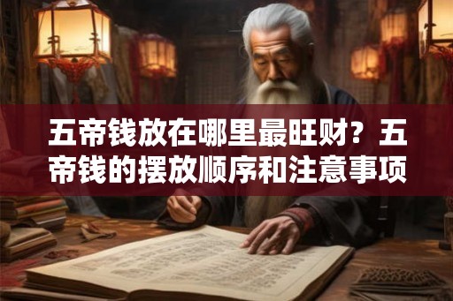 五帝钱放在哪里最旺财？五帝钱的摆放顺序和注意事项！