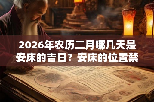 2026年农历二月哪几天是安床的吉日？安床的位置禁忌有哪些？