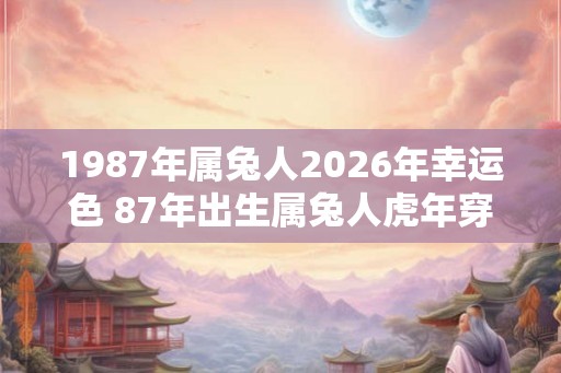 1987年属兔人2026年幸运色 87年出生属兔人虎年穿什么颜色衣服好 1987年属兔人2026年幸运色 87年出生属兔人虎年穿什么颜色衣服好