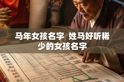 马年女孩名字 姓马好听稀少的女孩名字 马年女孩名字 姓马好听稀少的女孩名字