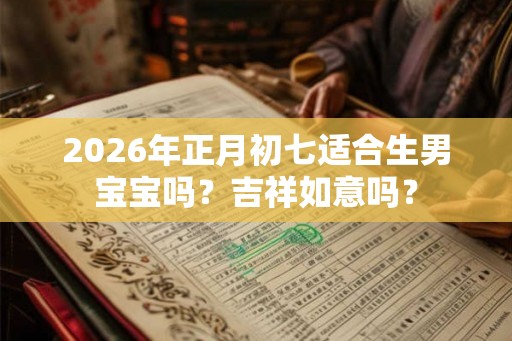 2026年正月初七适合生男宝宝吗？吉祥如意吗？