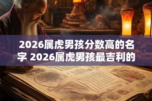 2026属虎男孩分数高的名字 2026属虎男孩最吉利的小名推荐