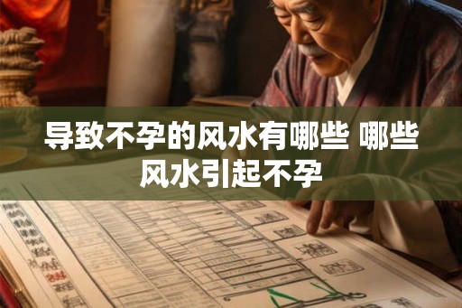 导致不孕的风水有哪些 哪些风水引起不孕