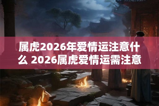 属虎2026年爱情运注意什么 2026属虎爱情运需注意什么 属虎2026年爱情运注意什么 2026属虎爱情运需注意什么