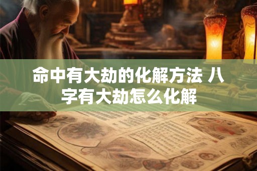 命中有大劫的化解方法 八字有大劫怎么化解 命中有大劫的化解方法 八字有大劫怎么化解