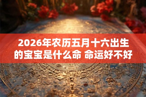2026年农历五月十六出生的宝宝是什么命 命运好不好