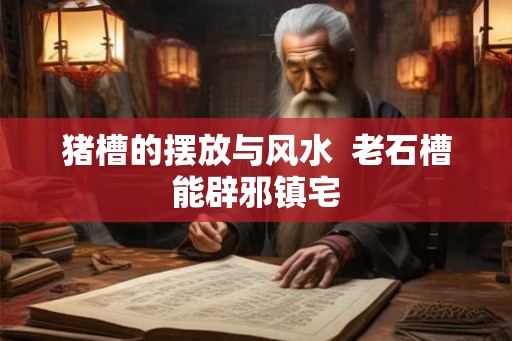 猪槽的摆放与风水  老石槽能辟邪镇宅